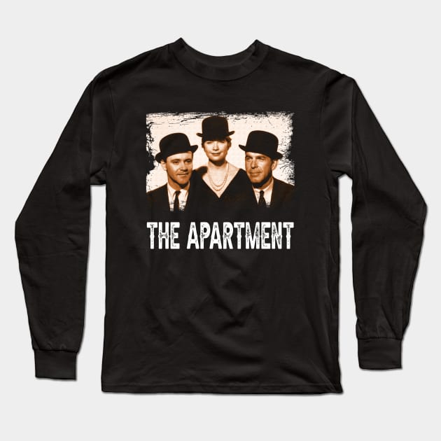 Silver Screen Sophistication Infuse Your Closet with The Apartments Timeless Glamour Long Sleeve T-Shirt by WillyPierrot